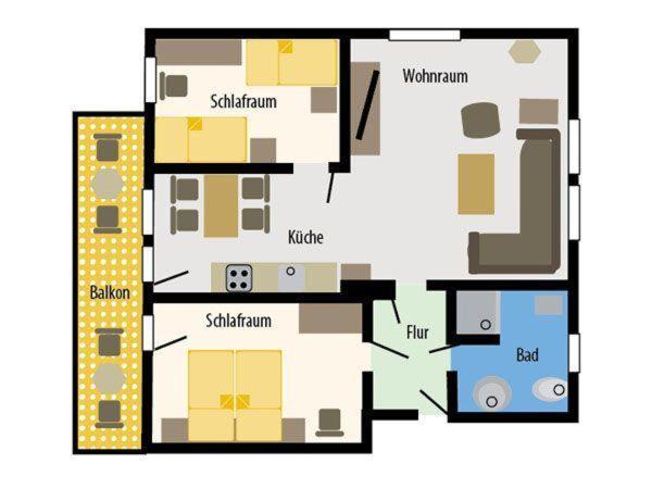 Haus-Karin-Ferienwohnung-2 Büsum Екстериор снимка